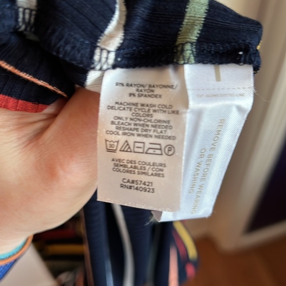 Loft Striped Dress size XL - Picture 6 of 6